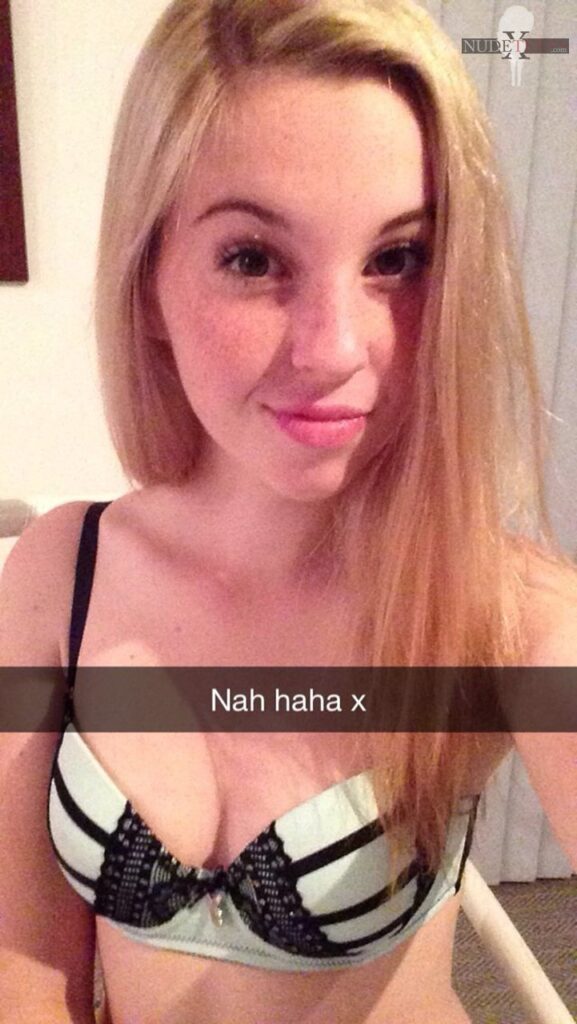 leaked snapchat cute freckled teen pic